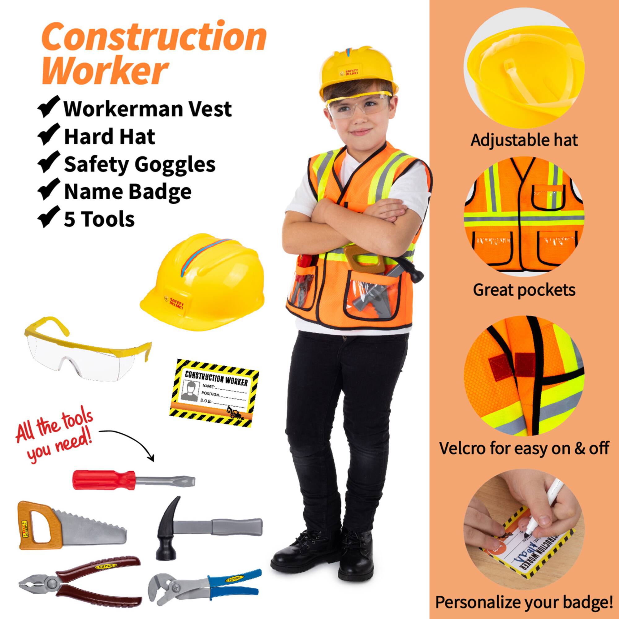 Bintiva Dress Up & Drama Play Helping at Home Costume Trunk Set